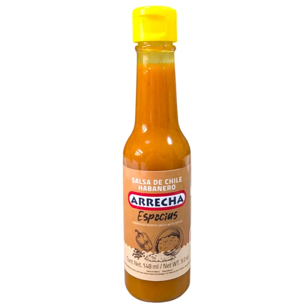 [SAE148-NAA] Salsa Arrecha Especias Naranja 148 ml (Pza)